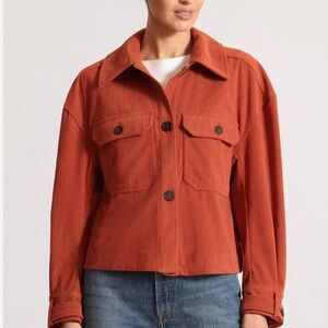 Avec Les Filles Brown Corduroy Jacket Size L